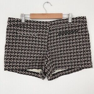 Cynthia Rowley womens geo pattern chino shorts size 10